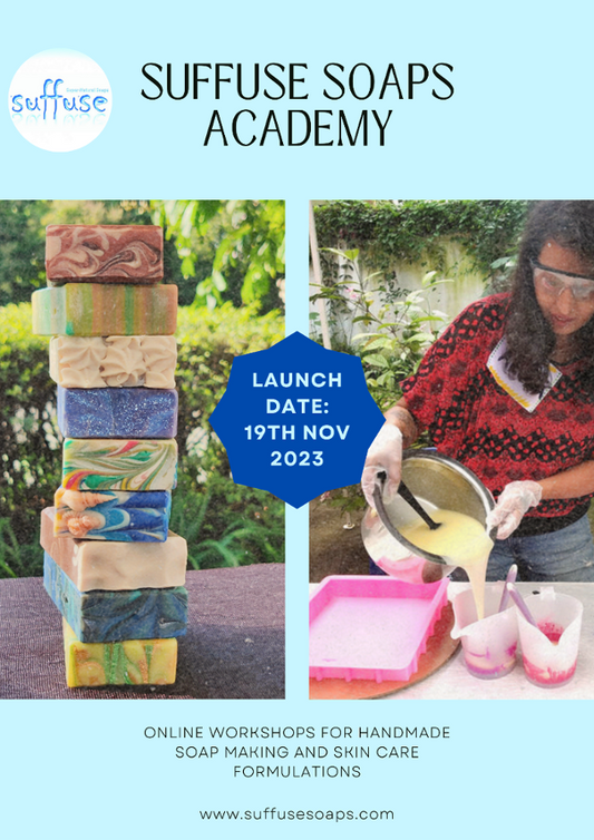 Workshops and courses with Suffuse Soaps Academy