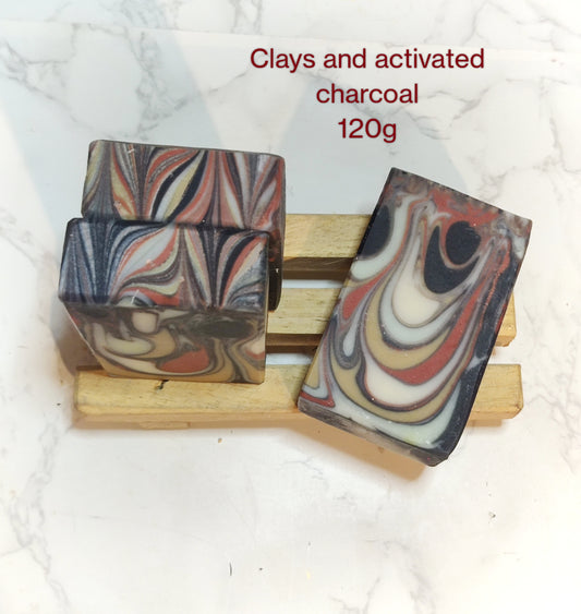 Clay and Charcoal Cold Process Soap