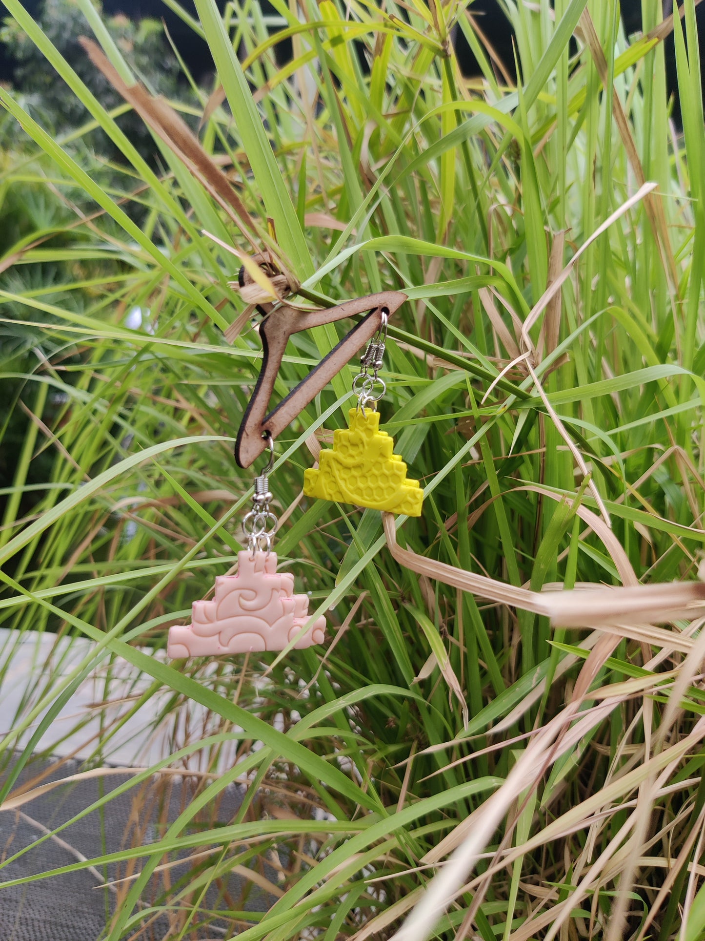 Solid Texture finish earring