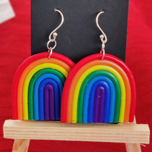 Rainbow Arch dangler earring