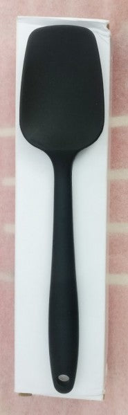 Black silicone spatula