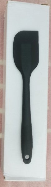 Black silicone spatula