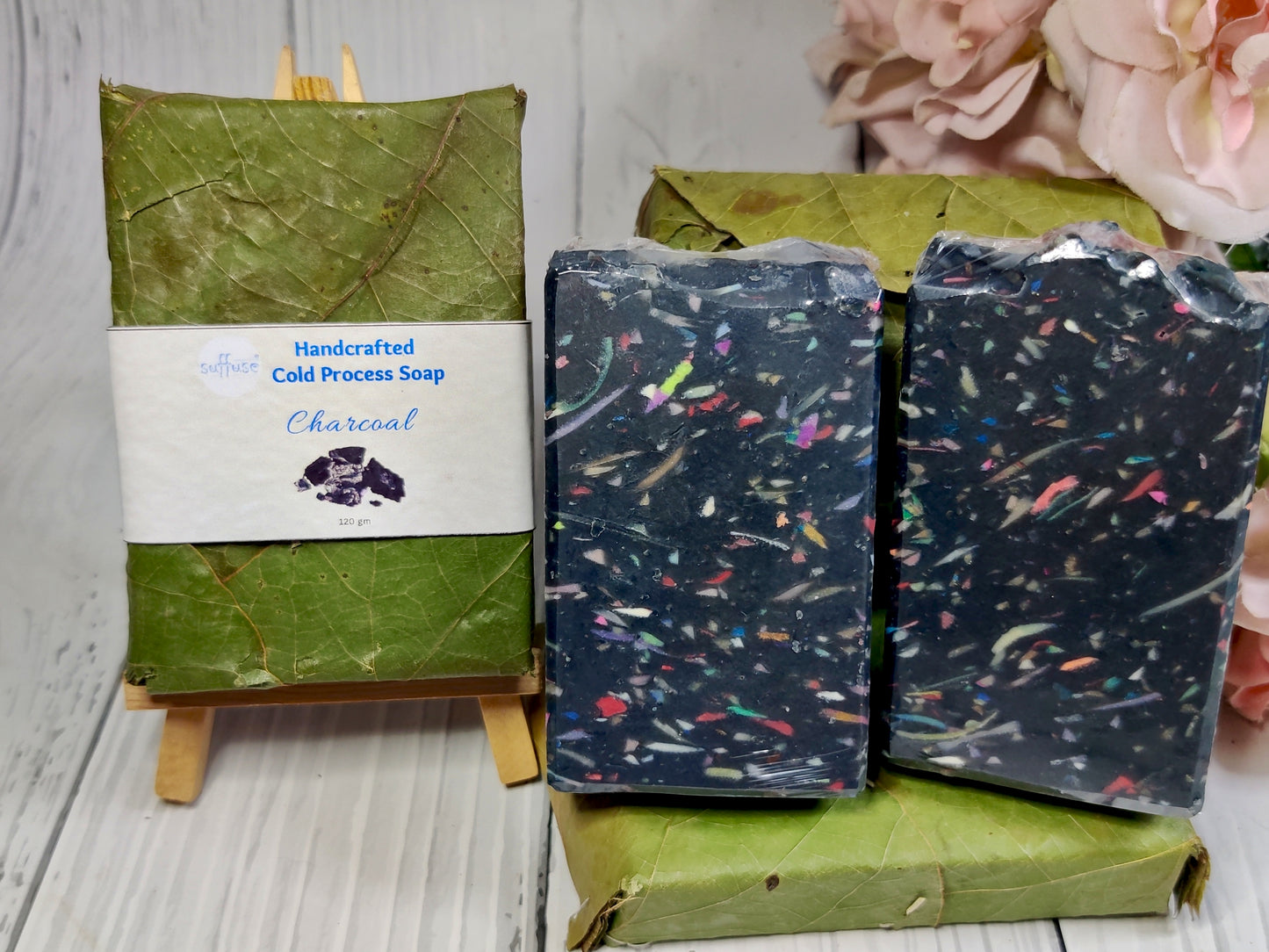 Charcoal Confetti - Activated Charcoal Cold Process Soap