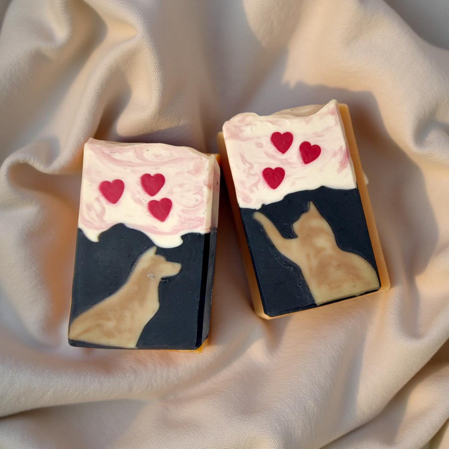 Double Butter Cold Process soap - I Heart Animals