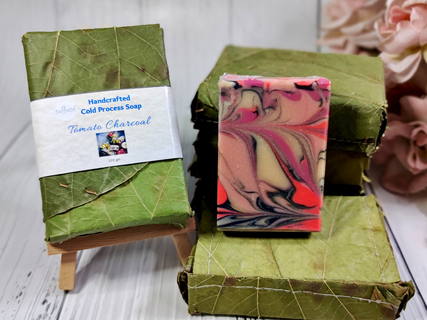 Detox Delight - Tomato and Charcoal Cold Process Soap