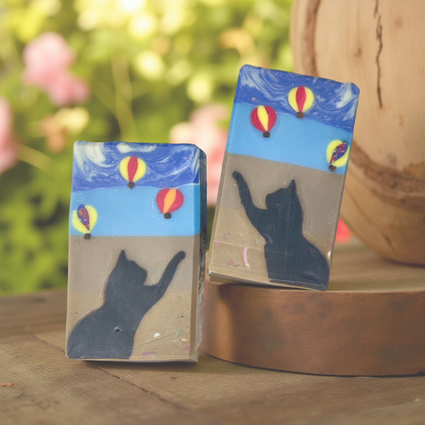 Double Butter Cold Process soap - Chase the Balloons