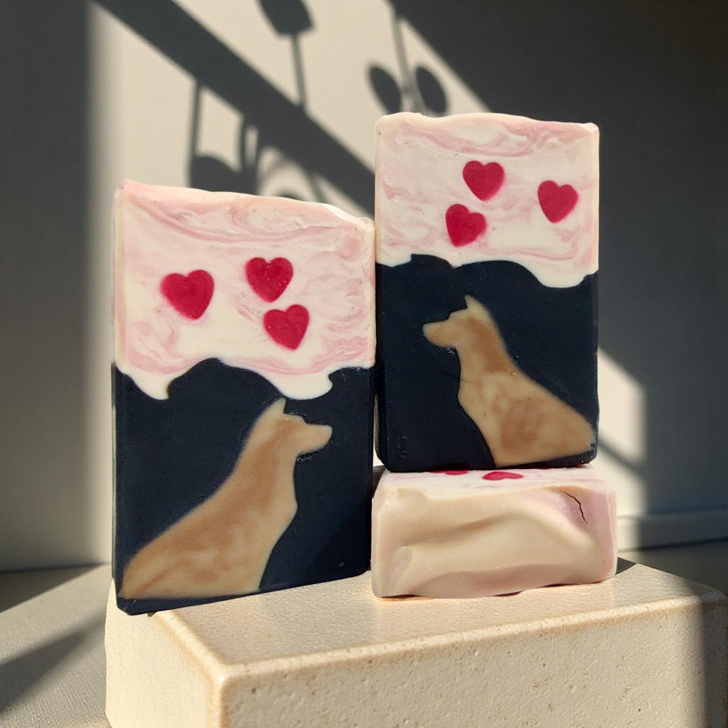 Double Butter Cold Process soap - I Heart Animals