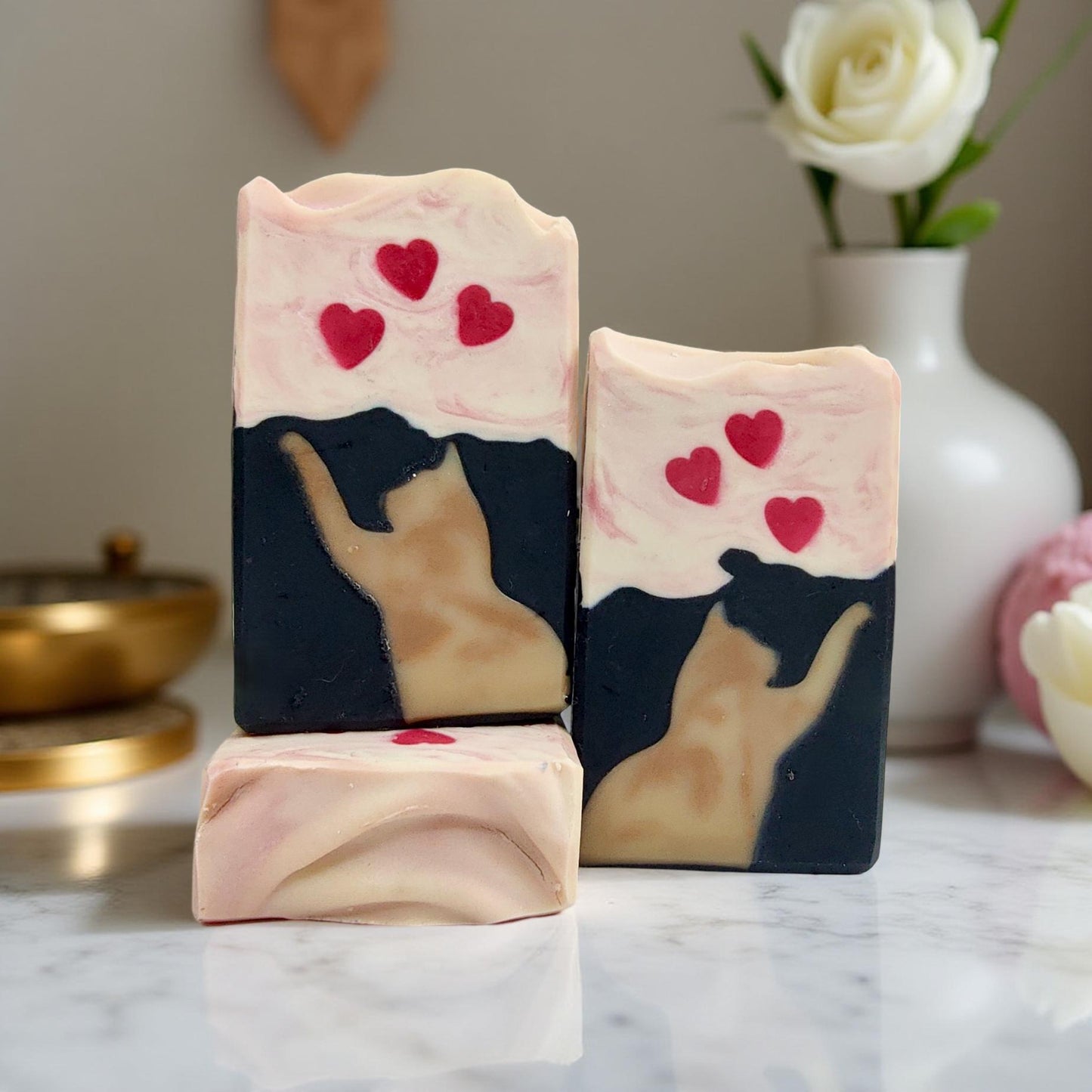 Double Butter Cold Process soap - I Heart Animals