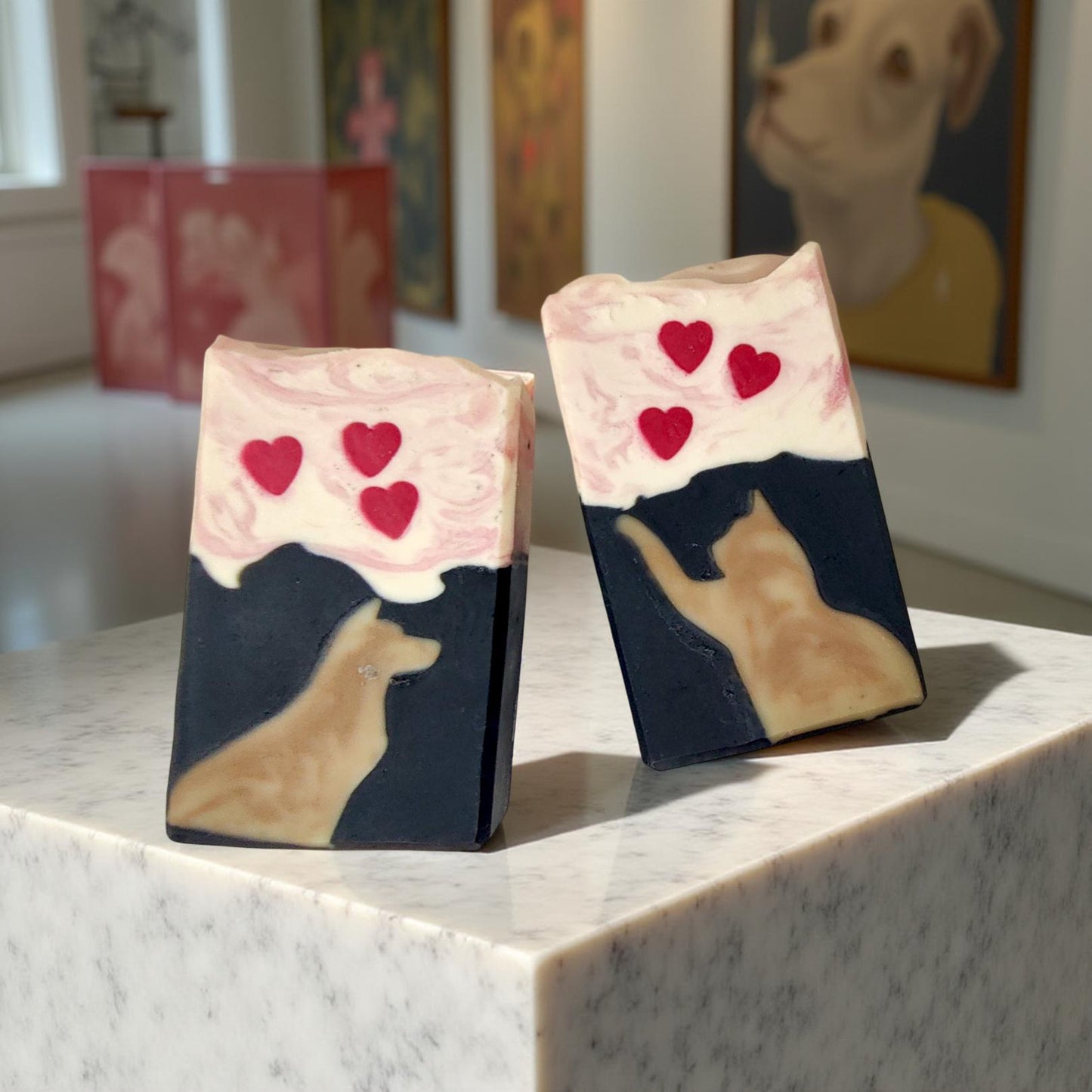 Double Butter Cold Process soap - I Heart Animals