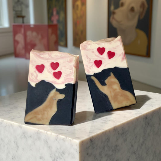Double Butter Cold Process soap - I Heart Animals