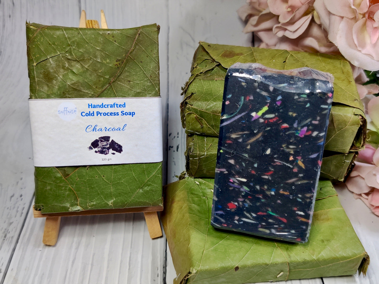 Charcoal Confetti - Activated Charcoal Cold Process Soap