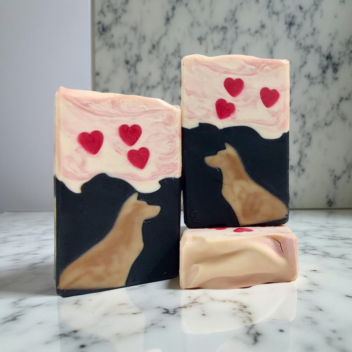 Double Butter Cold Process soap - I Heart Animals