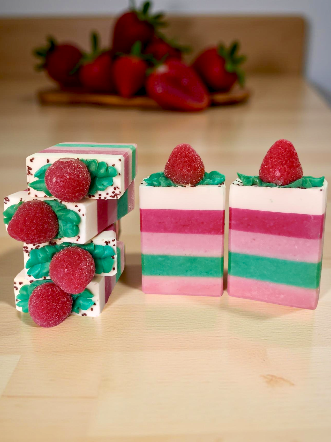 Strawberry Cheesecake - Cold Process Soap