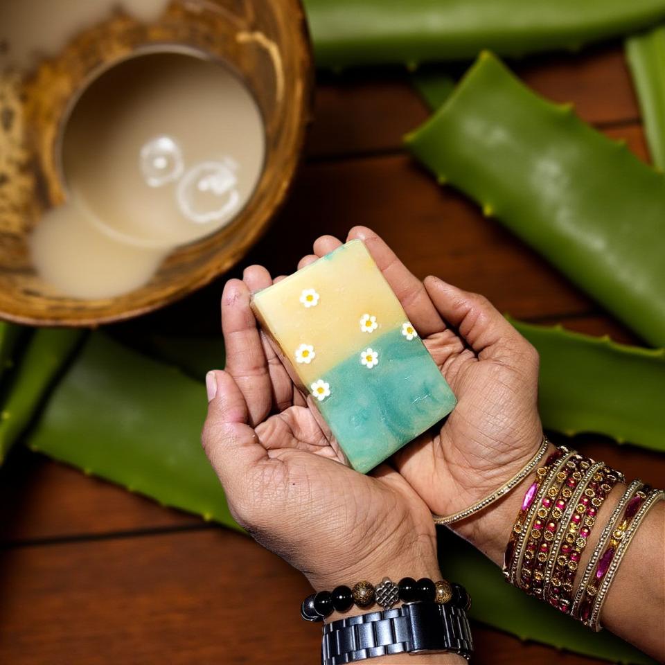 Aloe Bliss Soap - Aloe Vera Cold Process Soap