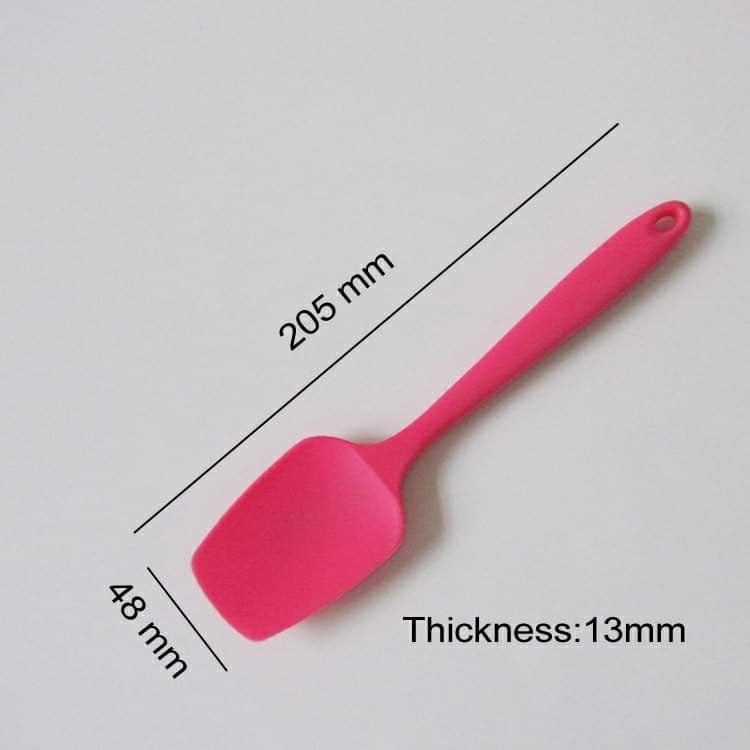 Black silicone spatula