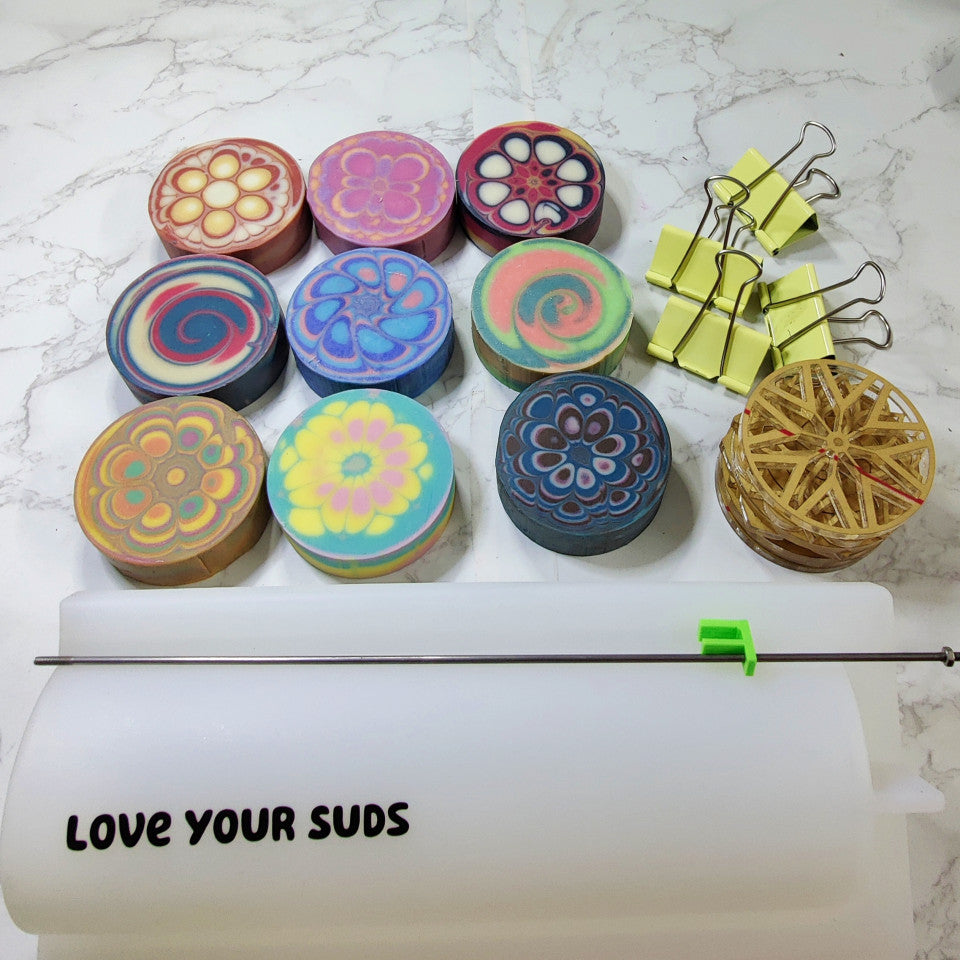 Silicone Column Mold Plus Soap Shaper (9) Set – Acrylic