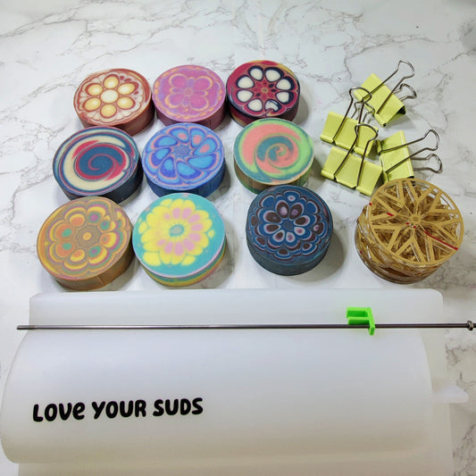 Silicone Column Mold Plus Soap Shaper (9) Set – Acrylic