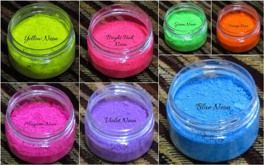8 Neon pigments combo