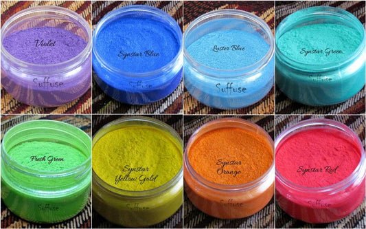8 Rainbow shades Micas Combo