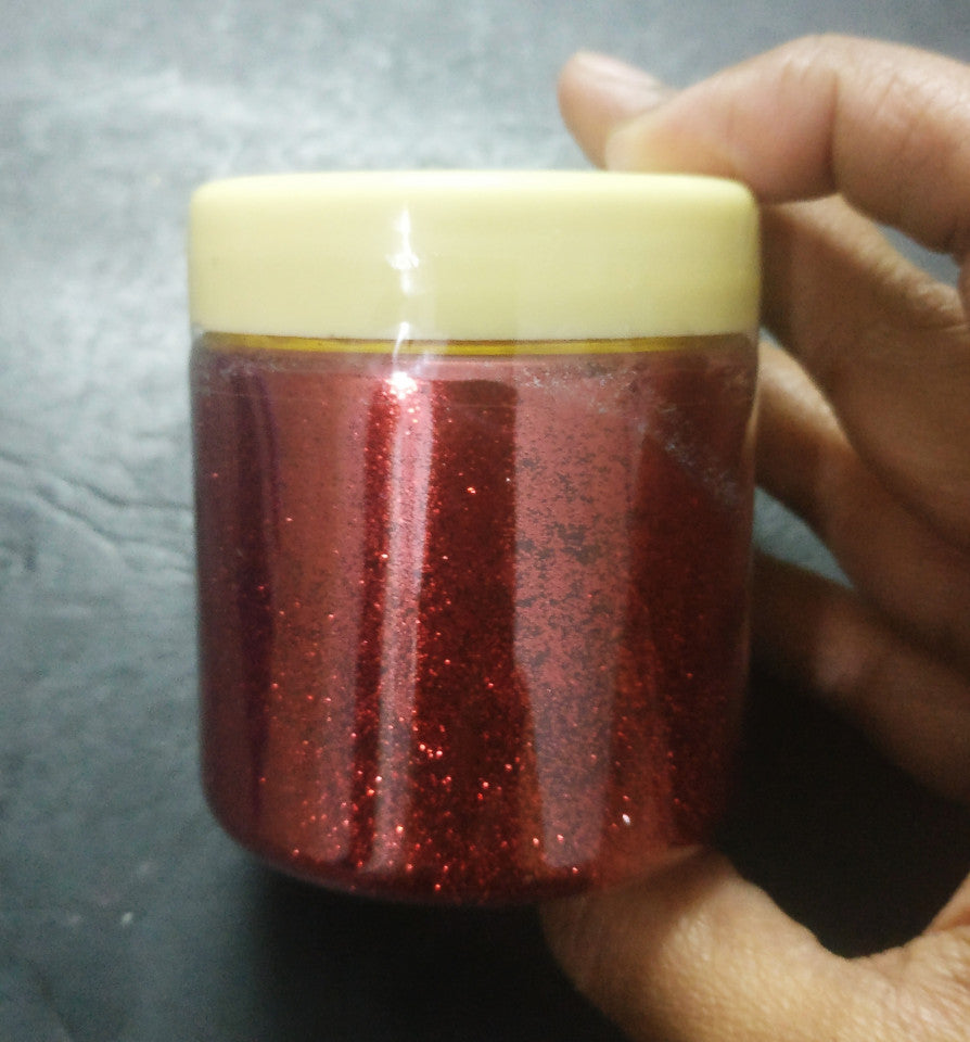 Glitter Rich Red