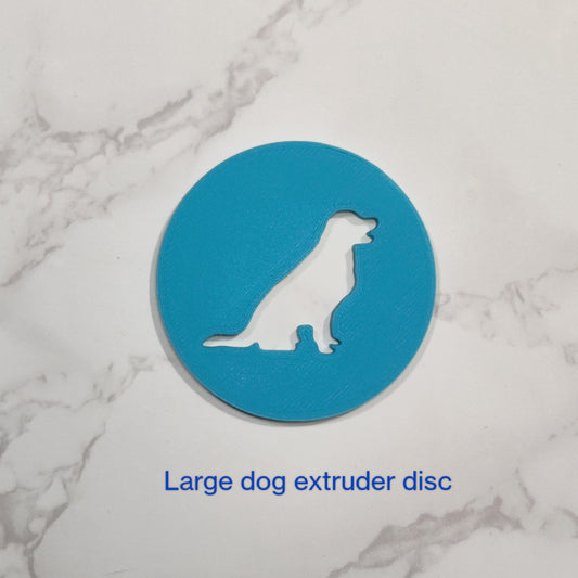 Sitting Dog Large extruder disc