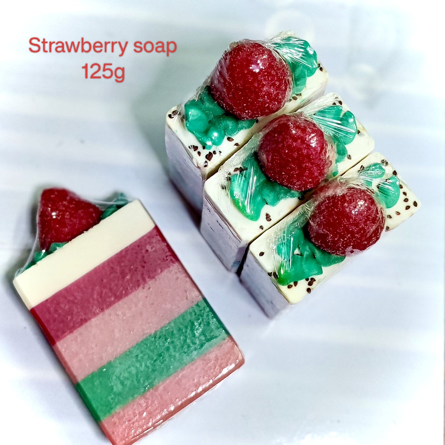 Strawberry Cold Process Soap