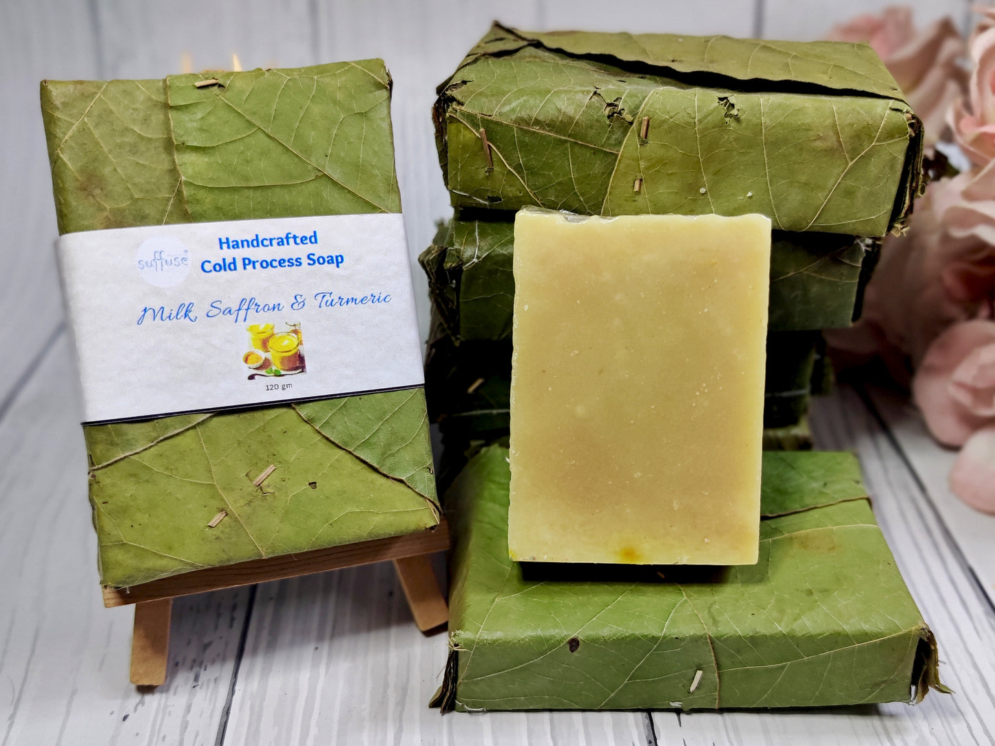 Golden Radiance - Milk, Saffron and Turmeric Cold Process Soap