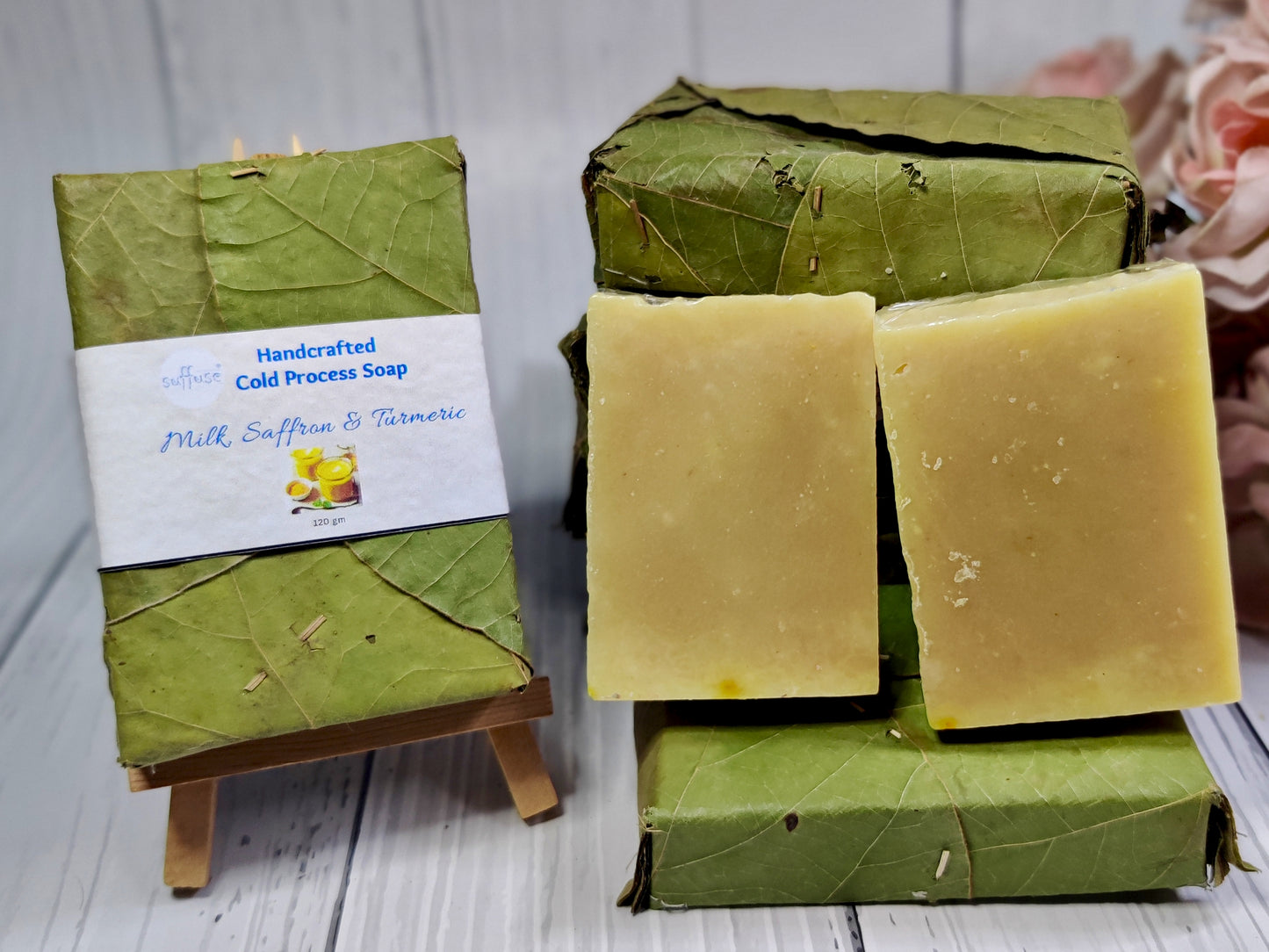 Golden Radiance - Milk, Saffron and Turmeric Cold Process Soap