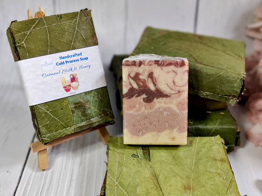 Creamy Comfort - Oats Milk and Honey Cold Process Soap